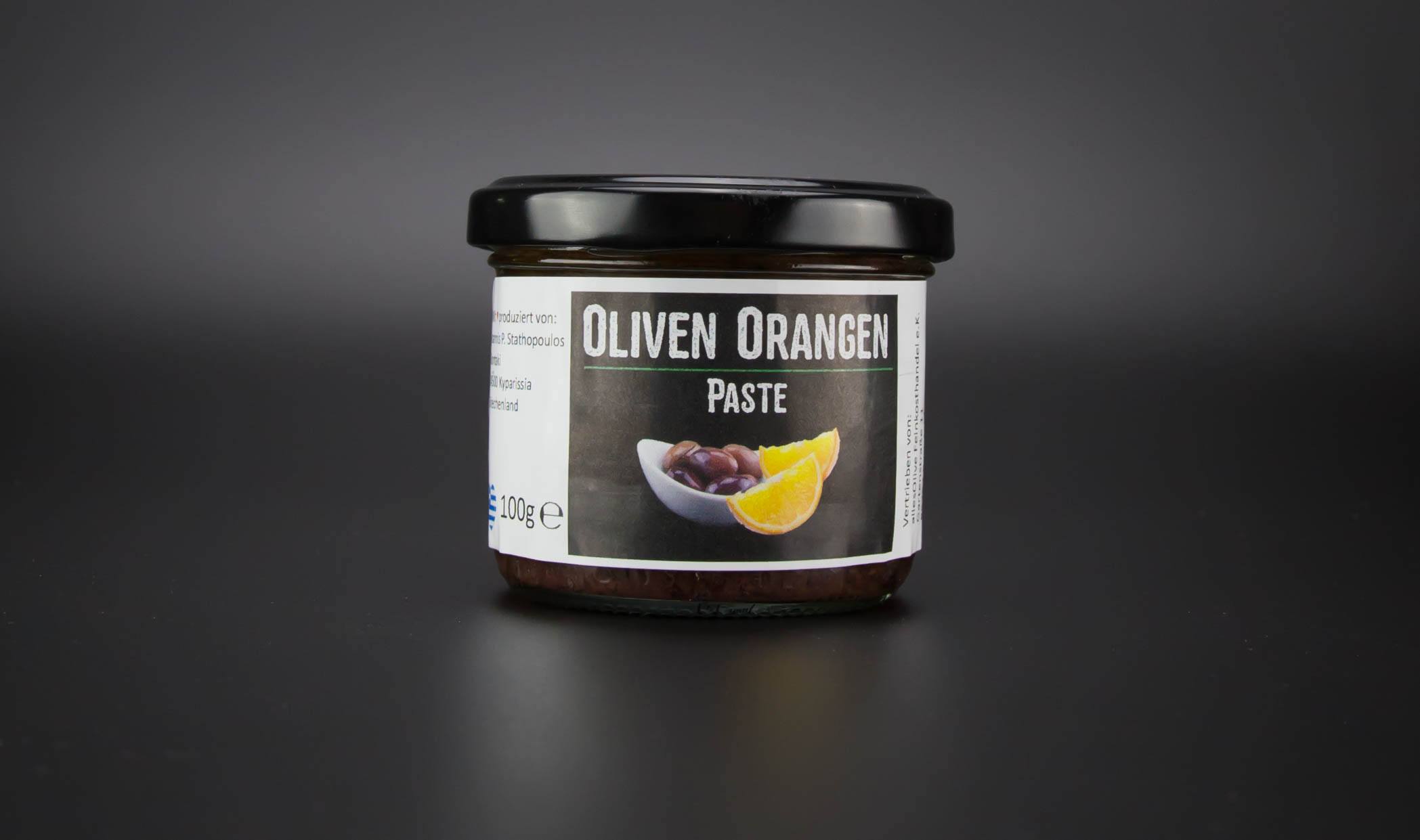 Olivenpaste mit Orange 100g - Mediterraner Genuss für Feinschmecker